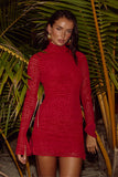 Reya Mini Dress Red