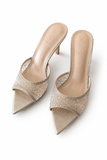 Crystal Shine Mules
