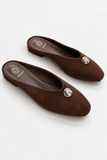 Suede Mules