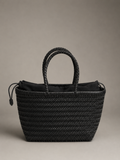Braided Leather Tote