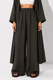 Wide-Leg Linen Trousers