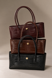 Croc-Effect Bag