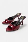Curve Heel Mules