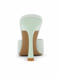 Mint Suede Mules