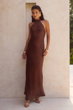Brigitte Maxi Dress Chocolate