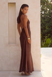 Brigitte Maxi Dress Chocolate