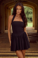 DRESS-BLACK CARMEN