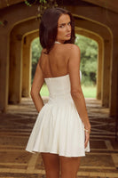 DRESS-WHITE CARMEN