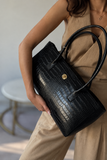 Croc-Effect Bag