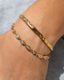 Isadora Gold Bracelet - Stone