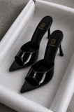 Curve Heel Mules