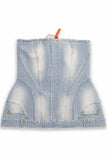 Denim Corset