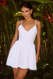 HENRIETTA MINI DRESS - WHITE