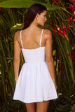 HENRIETTA MINI DRESS - WHITE