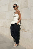 Top Bandeau With Peplum
