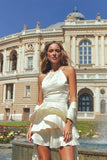 Ruffled Mini Dress