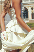 Ruffled Mini Dress