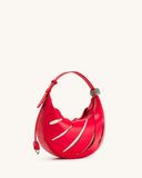 JANA HOLLOW OUT SHOULDER BAG - RED