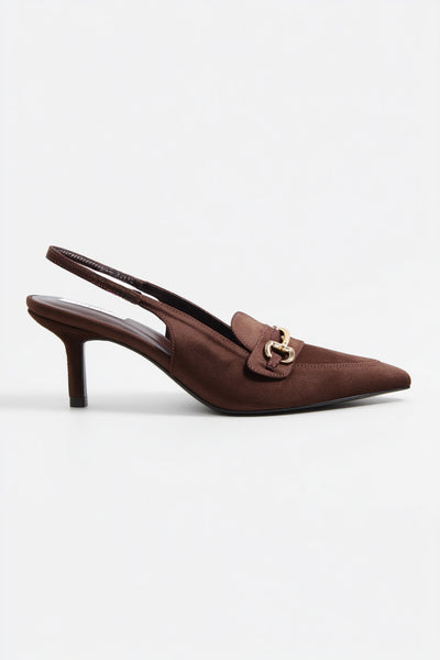 Suede heels