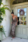 Leopard Silk Dress
