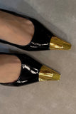 Metallic Tip Heels