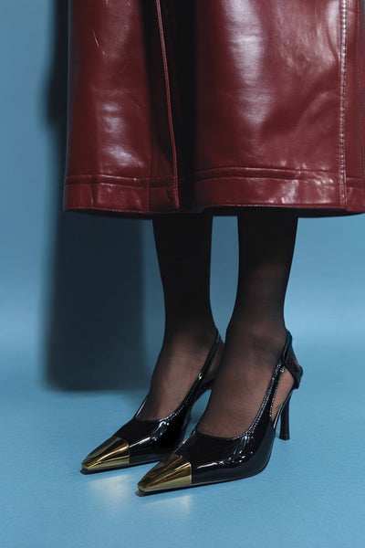 Metallic Tip Heels