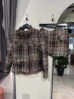 Tweed Skirt Set