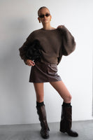 Leather Mini Skirt