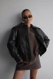 Leather Bomber