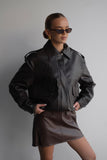 Leather Bomber