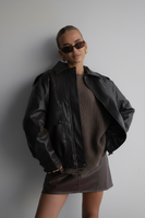 Leather Bomber