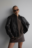 Leather Bomber
