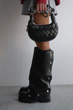 Studded High Boots