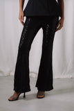 Sequin Flared Pants