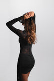 Larna Sleeved Mini Dres