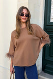 Feather Trim Top