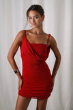Draped Mini Dress