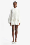 Antonia Lace Trim Mini Dress
