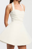 Sabine Halter Mini Dress