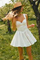 Heart Broderie Mini Dress