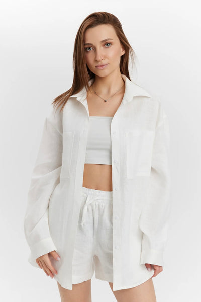 Set With Shorts - White Lovsun