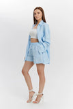 Set With Shorts Sky Blue Lovsun