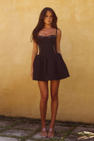 SOCORA MINI DRESS - BLACK