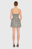 Strapless Bethany Romper in Winslet Tweed