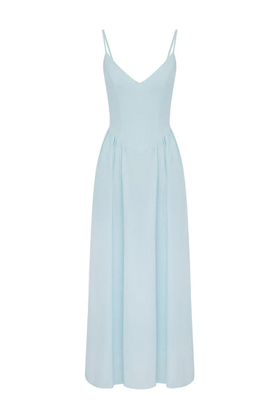 ZEPHY MAXI DRESS - SKY BLUE