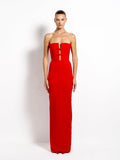 Addison Gown - Cherry Red