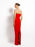 Addison Gown - Cherry Red