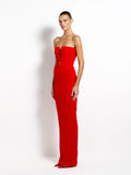 Addison Gown - Cherry Red
