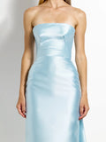 Alba Dress - Steel Blue