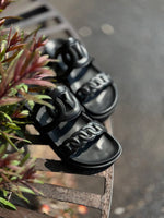 Leather Sandals Black